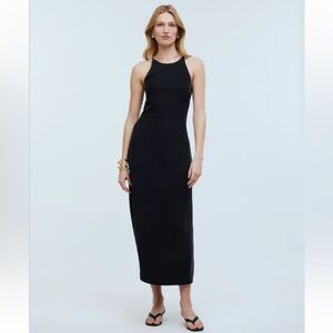 Madewell Black Midi Dress